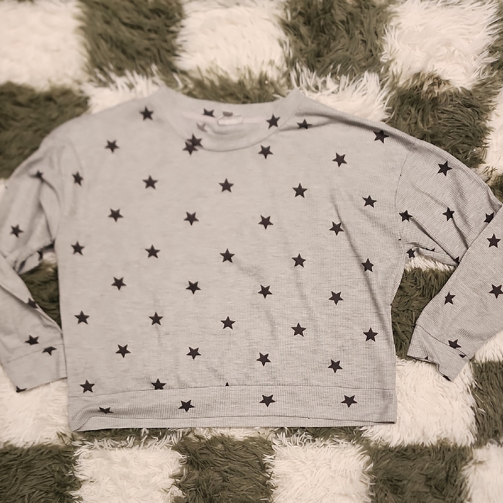 Jenni Waffle Knit Long Sleeve Top